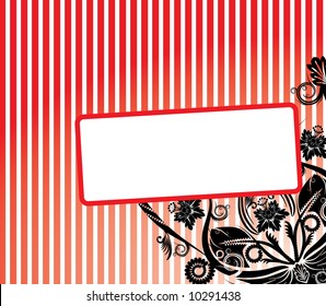 Resumen de diseño floral. Vector