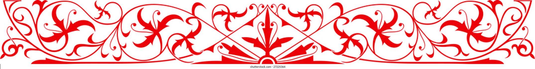 Abstract  floral design vector elements