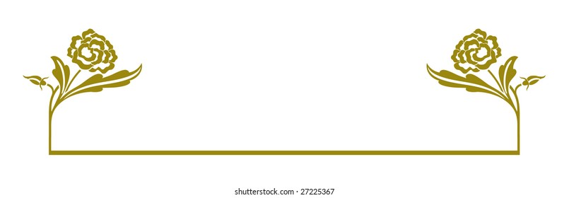 Abstract  floral design vector elements