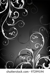 An Abstract Floral Design / Wallpaper