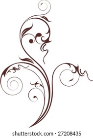 abstract floral element