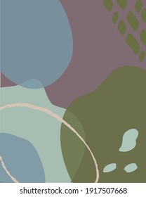 Resumen de elementos florales. Líneas verdes, azules y violetas, puntos, flores naturales. Bien para impresiones textiles, postales, interiorismo o elemento