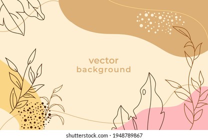 abstract floral emblem vector background
