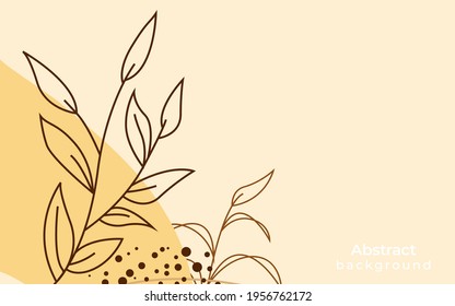 abstract floral emblem vector background