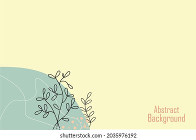 fondo vectorial del emblema floral abstracto