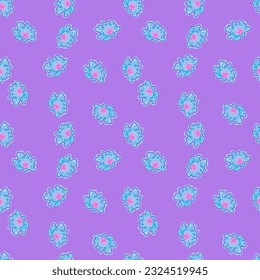 Resumen de fondo floral interminable. Flor de camomila sin fisuras, elegantemente en un estilo sencillo. Para el diseño de tejidos, impresión textil, papel de envoltura, cubierta. Ilustración del vector