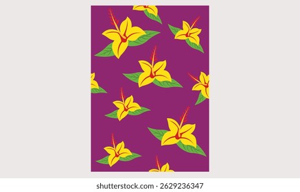Abstrato floral flor sem costura projeto padrão de tecido para uso.