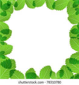 Abstract floral frame.