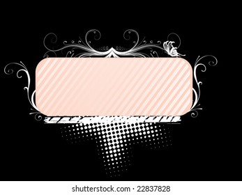abstract floral  frames