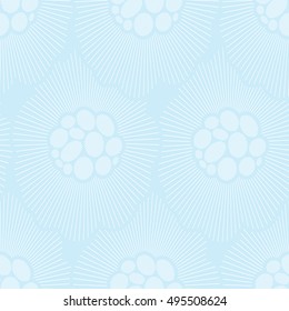 Abstract floral geometric pattern. Seamless.