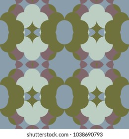 Abstract floral geometric seamless pattern . Kaleidoscopic, multicolor shapes.