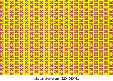Abstract floral geometric seamless pattern with Digital art and textures