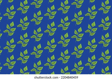 Abstract floral geometric seamless pattern with Digital art and textures