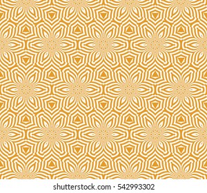 Abstract floral geometric seamless pattern. Fantastic flower and leaves. vector illustration. for Valentine's day, Wedding, greeting invitations.