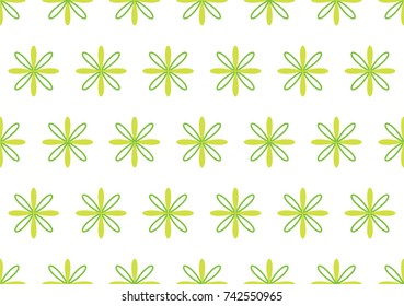 Abstract Floral Geometric Seamless Pattern Background 
