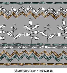 Abstract floral geometry vector ornament texture weave pattern