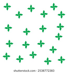 Abstrakte florale grüne Blatt Muster Hintergrund Vektor