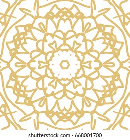 abstract floral hand drown pattern. vector illustration
