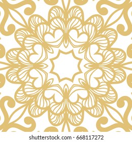 abstract floral hand drown pattern. vector illustration