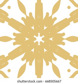 abstract floral hand drown pattern. vector illustration