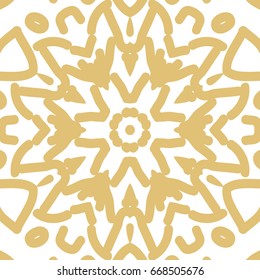 abstract floral hand drown pattern. vector illustration