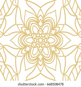 abstract floral hand drown pattern. vector illustration