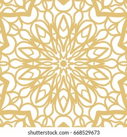 abstract floral hand drown pattern. vector illustration
