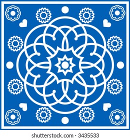 abstract floral icon