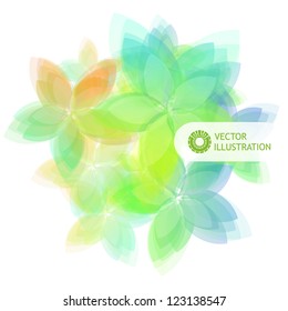 Abstract floral illustration.