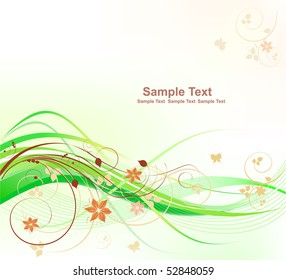 abstract floral illustration