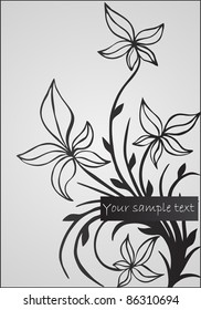 abstract floral illustration