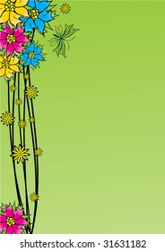abstract floral image