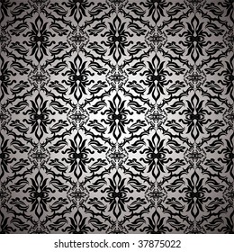 abstract floral inspired wallpaper background with repeat design