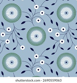 Abstract floral and leaf vector design with artistic patterns, soft colors, and organic shapes. Perfect for fabric printing, fashion textiles, and stylish home décor projects.
