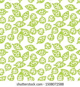 
Abstract floral leaves background pattern design.