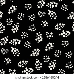 Abstract floral leaves background pattern print.