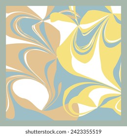 Abstract floral lines shape design. Inspired by plant, leaves. can be utilized for a variety of purpose. including background, wall art, fashion, wallpaper, interior, decorative, textile, and more