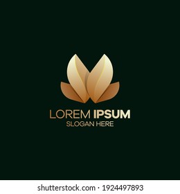 Abstract Floral logo Creative Template Sign Vector