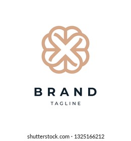 Abstract Floral Logo Design Template