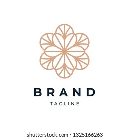 Abstract Floral Logo Design Template