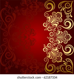 Abstract Floral Luxury Background. Illustration vector.