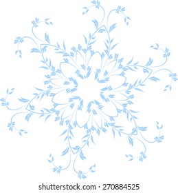 Abstract floral mandala