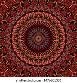 Abstract floral mandala background design - circular vector geometry