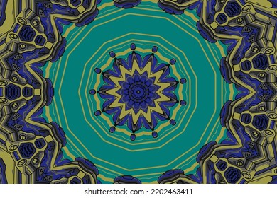Abstrakte, florale Mandala dekorative Elemente für Design-Vektorgrafik
