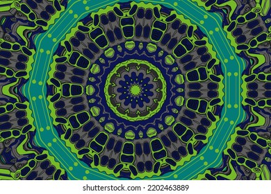 Abstract floral mandala decorative elements for design vector illustration