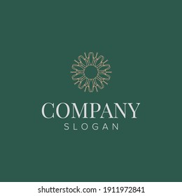 Abstract floral mandala, has a luxurious and elegant impression. suitable for high value businesses