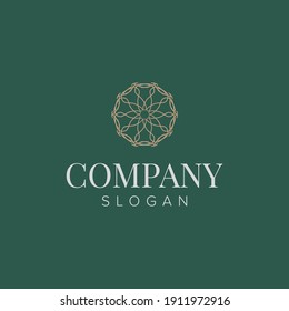 Abstract floral mandala, has a luxurious and elegant impression. suitable for high value businesses