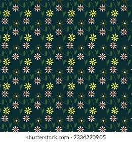 Resumen del fondo del patrón de mandala floral
