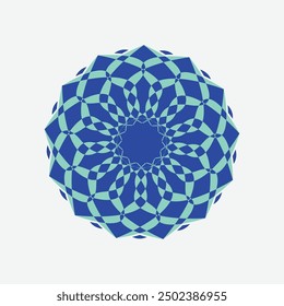 Abstract Floral Mandala shape design