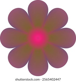 Abstract floral mix color vector pattern design and sticker ideas